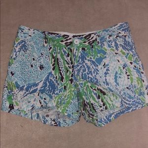 Lily Pulitzer shorts.